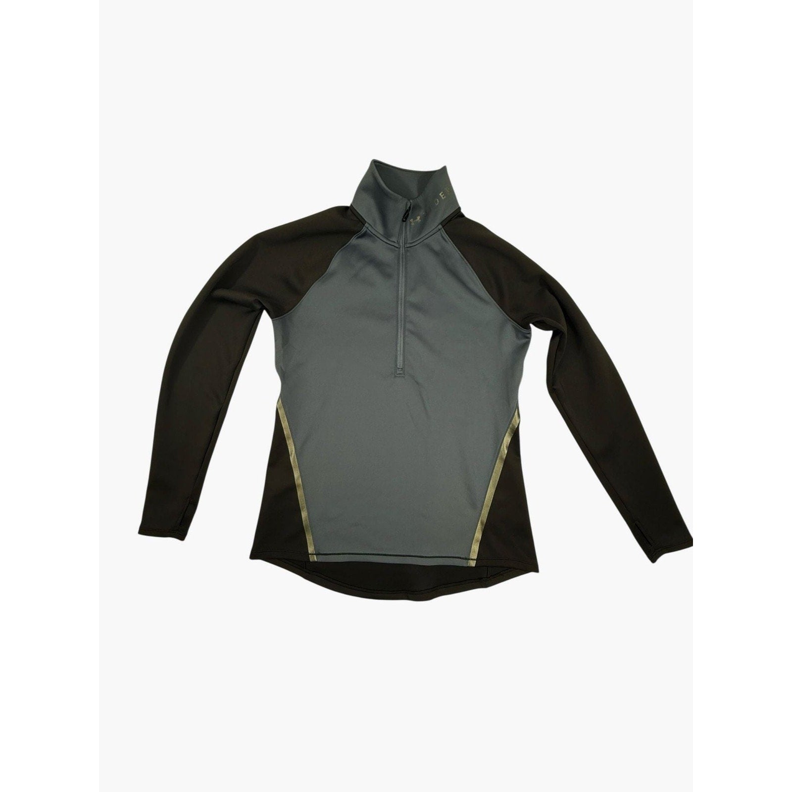 Under Armour Women's ColdGear Armour Colorblock 1/2 Zip Pullover Top size L
